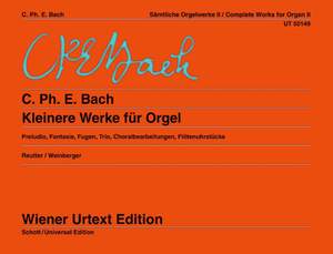 Bach, C P E: Complete Organ Works Vol. 2