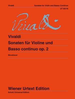 Vivaldi: Sonatas for Violin and Basso Continuo op. 2