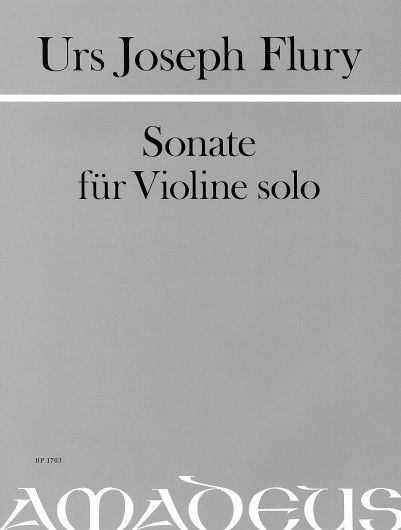 Flury, U J: Sonate