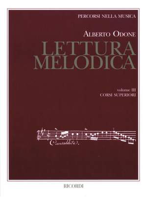Odone, A: Lettura Melodica - Vol. 3