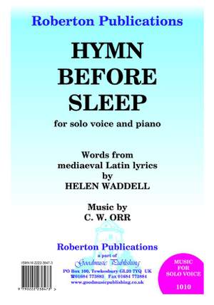 Orr: Hymn Before Sleep
