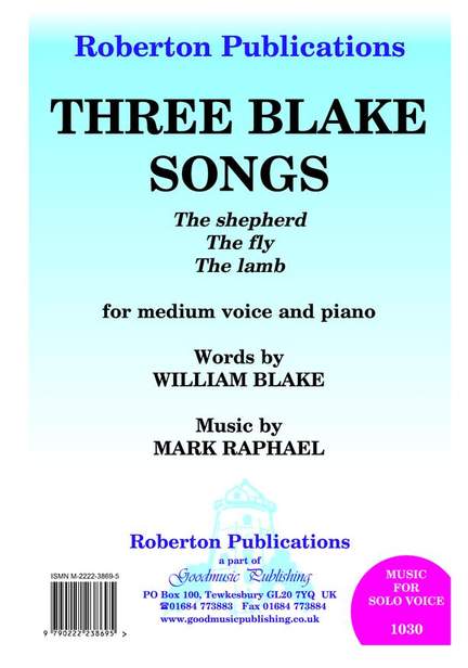 Raphael: Three Blake Songs