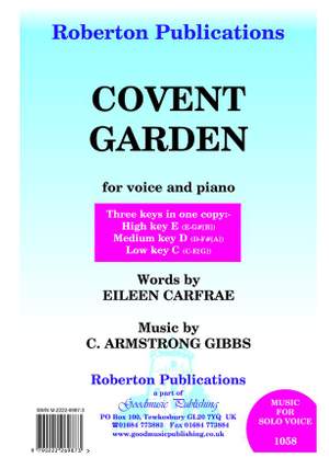 Armstrong Gibbs: Covent Garden (3 Keys In One Copy)