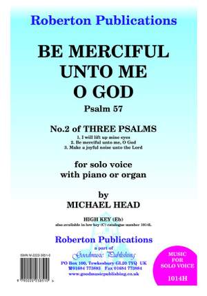 Head: Be Merciful Unto Me O God (High)