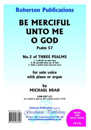 Head: Be Merciful Unto Me O God (Low)