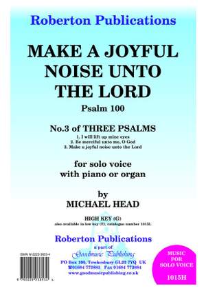 Head: Make A Joyful Noise-Psalm100 (High)