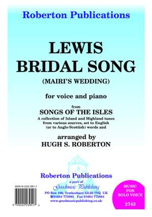 Roberton: Lewis Bridal Song (Mairi's Wedding)
