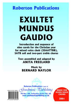 Naylor B: Exultet Mundus Gaudio