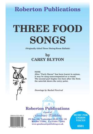 Blyton: Three Food Songs