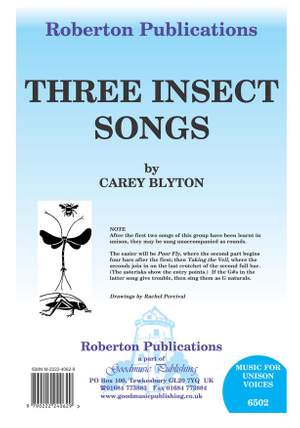Blyton: Three Insect Songs