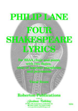 Lane P: Four Shakespeare Lyrics