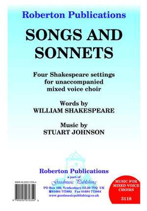 Johnson S: Songs And Sonnets