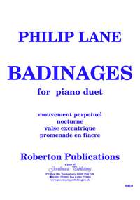 Lane P: Badinages For Piano Duet