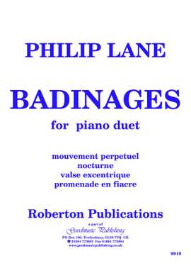Lane P: Badinages For Piano Duet