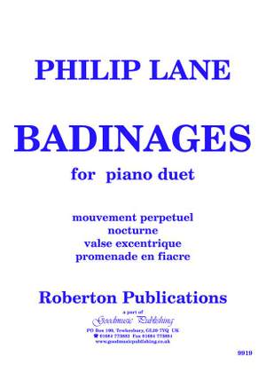 Lane P: Badinages For Piano Duet