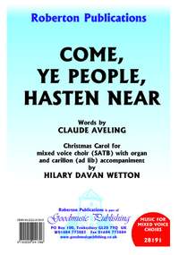 Davan Wetton: Come Ye People Hasten Near