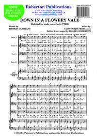 Festa: Down In A Flowery Vale Arr.Roberton