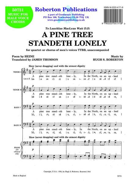 Roberton: Pine Tree Standeth Lonely