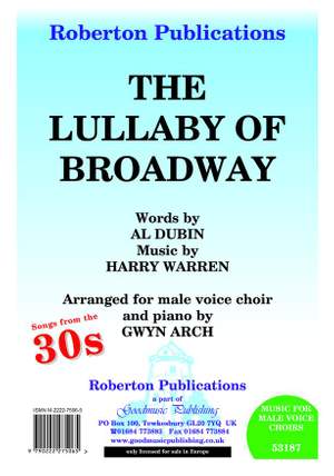 Warren: Lullaby Of Broadway (Arr.Arch)