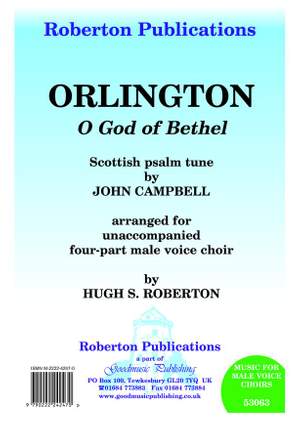 Roberton: Orlington - O God Of Bethel