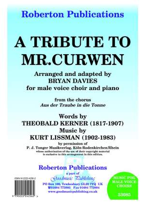 Davies B: Tribute To Mr.Curwen