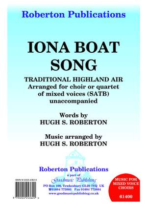 Roberton: Iona Boat Song