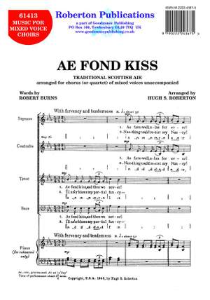 Roberton: Ae Fond Kiss