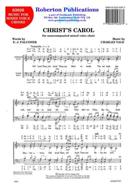 Vale: Christ's Carol