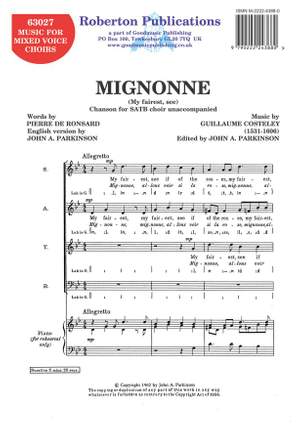 Costeley: Mignonne (My Fairest, See)