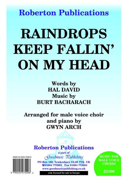 Bacharach: Raindrops Keep Fallin' (Arr.Arch)