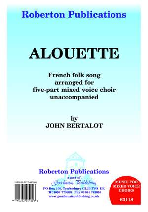 Bertalot: Alouette