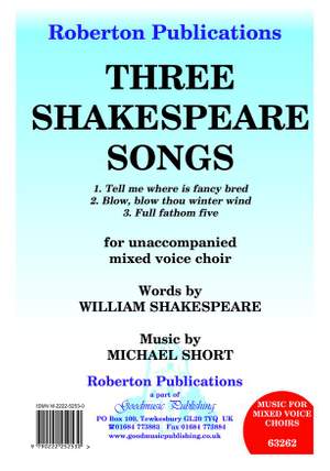 Short M: Three Shakespeare Songs