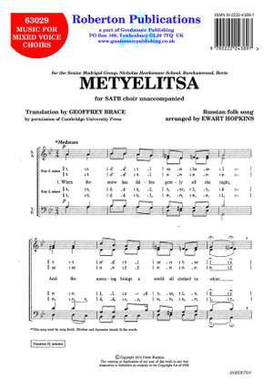 Hopkins: Metyelitsa (Russian Folk Song)