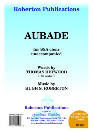 Roberton: Aubade