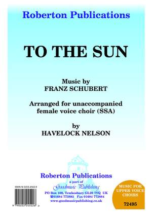 Schubert: To The Sun