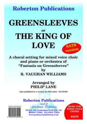 Vaughan Williams: Greensleeves/King Of Love Arr.Lane