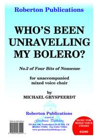 Gryspeerdt: Who's Been Unravelling My Bolero?