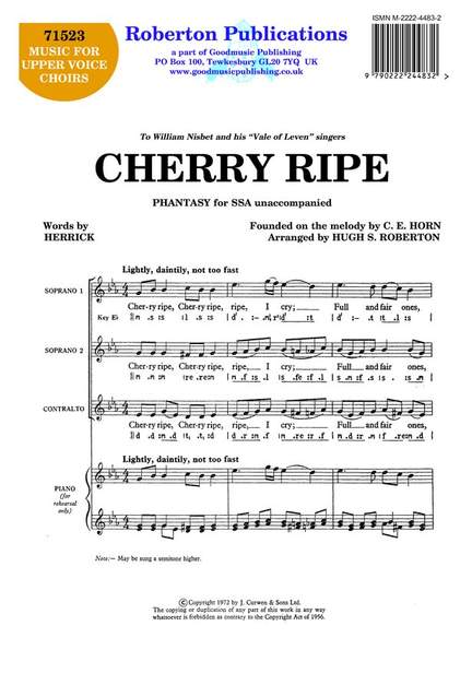 Roberton: Cherry Ripe
