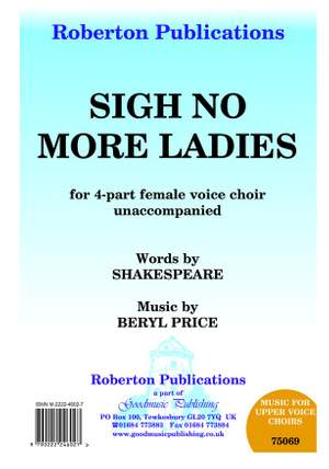 Price: Sigh No More Ladies
