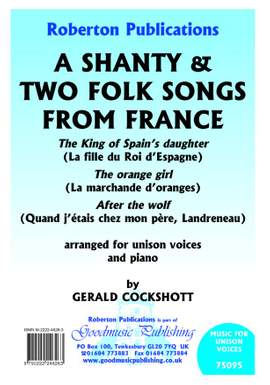 Cockshott: Shanty / Two Folk Songs From France