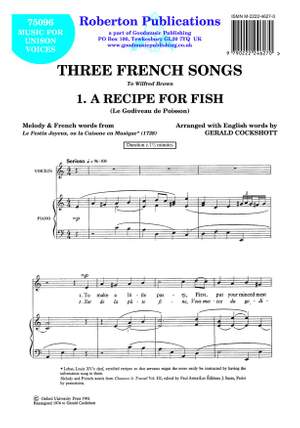 Cockshott: Three French Songs