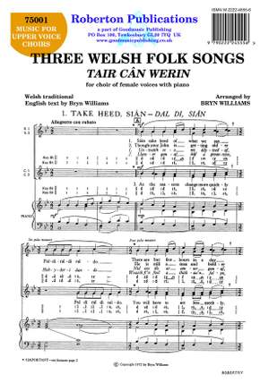 Williams: Three Welsh Folksongs