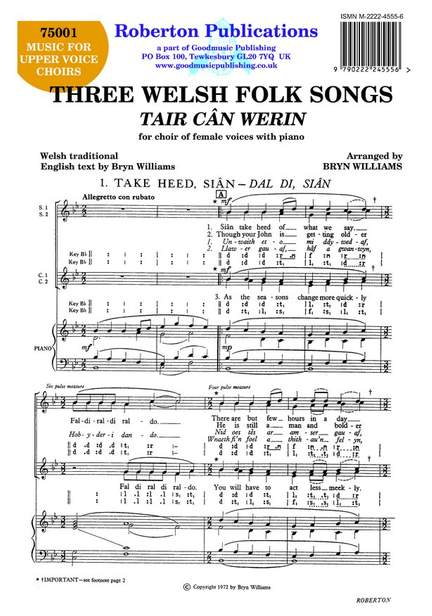 Williams: Three Welsh Folksongs