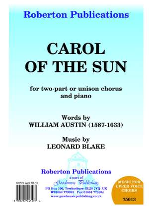 Blake: Carol Of The Sun