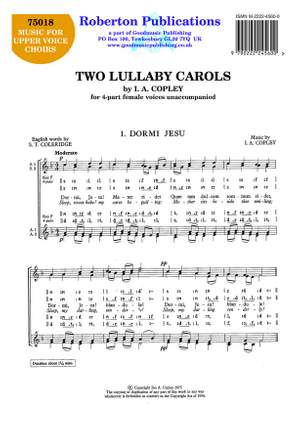 Copley: Two Lullaby Carols