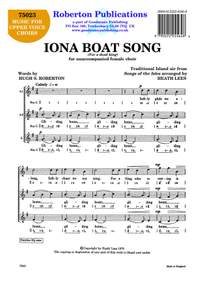Lees: Iona Boat Song