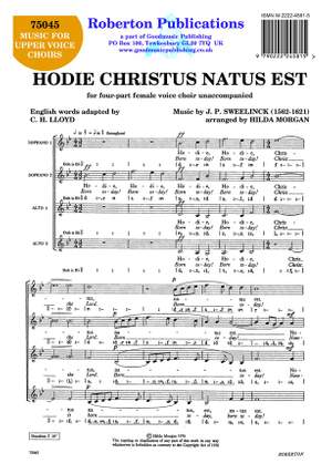 Sweelinck: Hodie Christus Natus Est