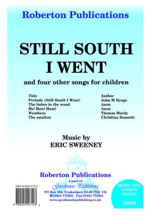 Sweeney: Still South I Went & 4 Other Songs