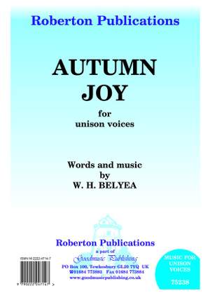Belyea: Autumn Joy