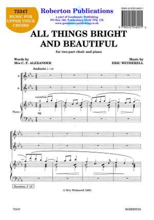 Wetherell: All Things Bright And Beautiful